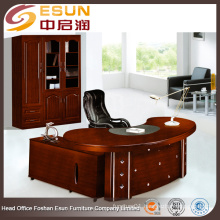 Executive antique wood office furniture circular office desk(T2042)